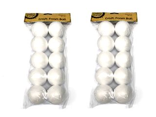 Styrene Foam Balls 50mm Pack of 10